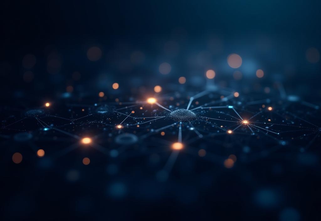 Abstract technology background illustrating AI concepts