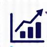 Icon representing data visualization